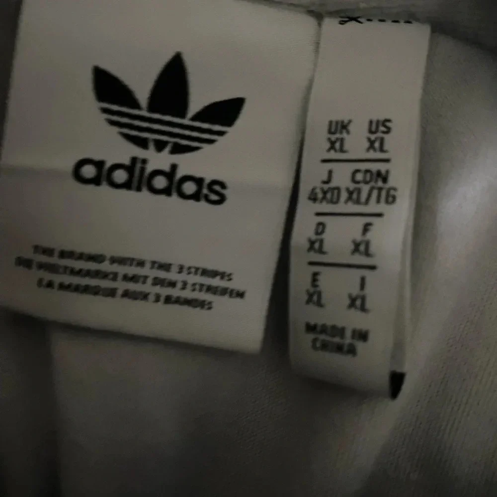 ADIDAS ORIGINALS 90’s ARCHIVE RETRO VELOUR LOGO HALF ZIP GRAY BLUE SWEATSHIRT XL